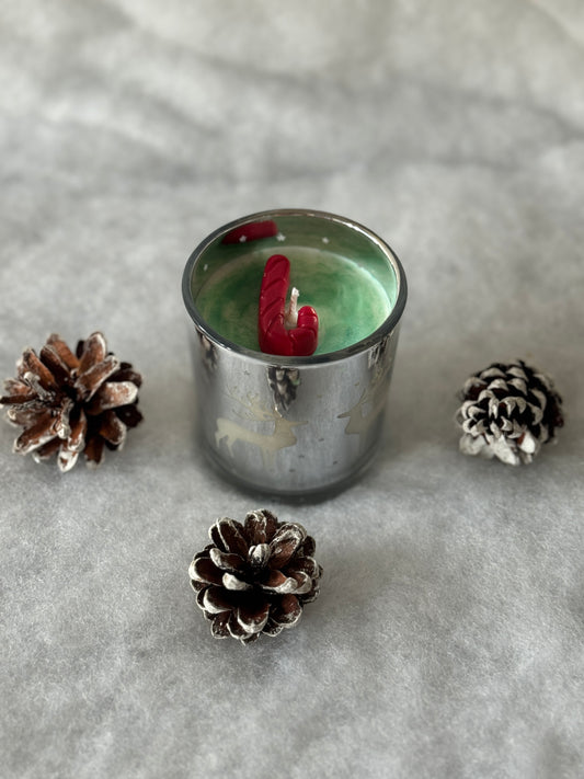 Bougie de Noël sucre d’orge